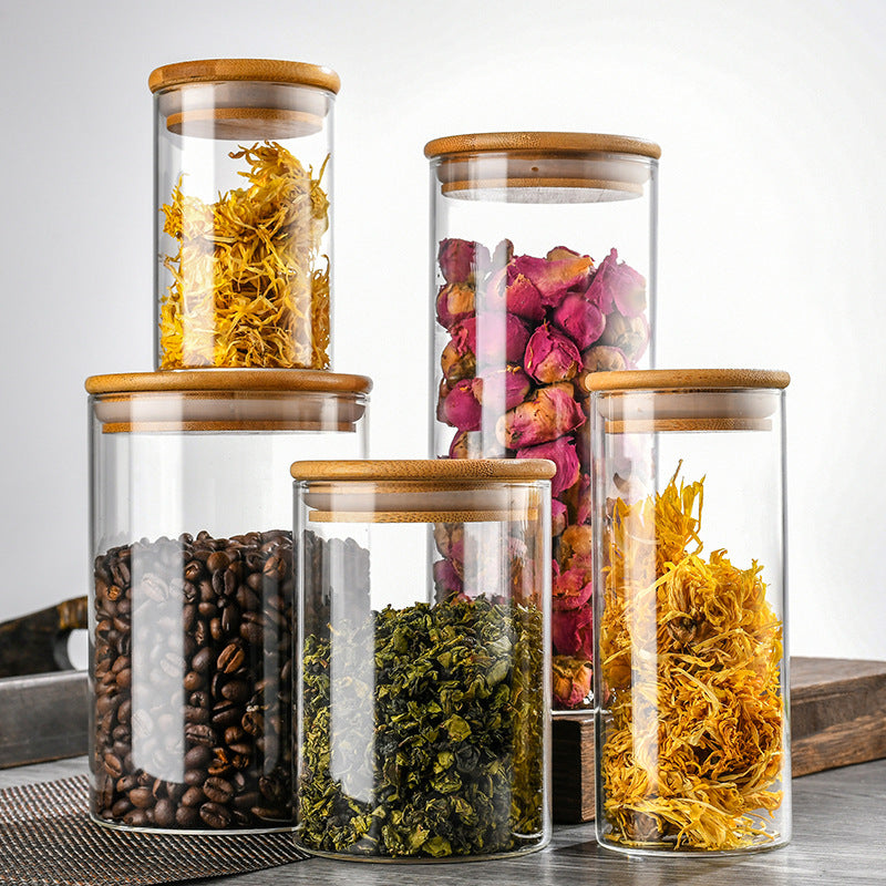 Square Glass Storage Containers