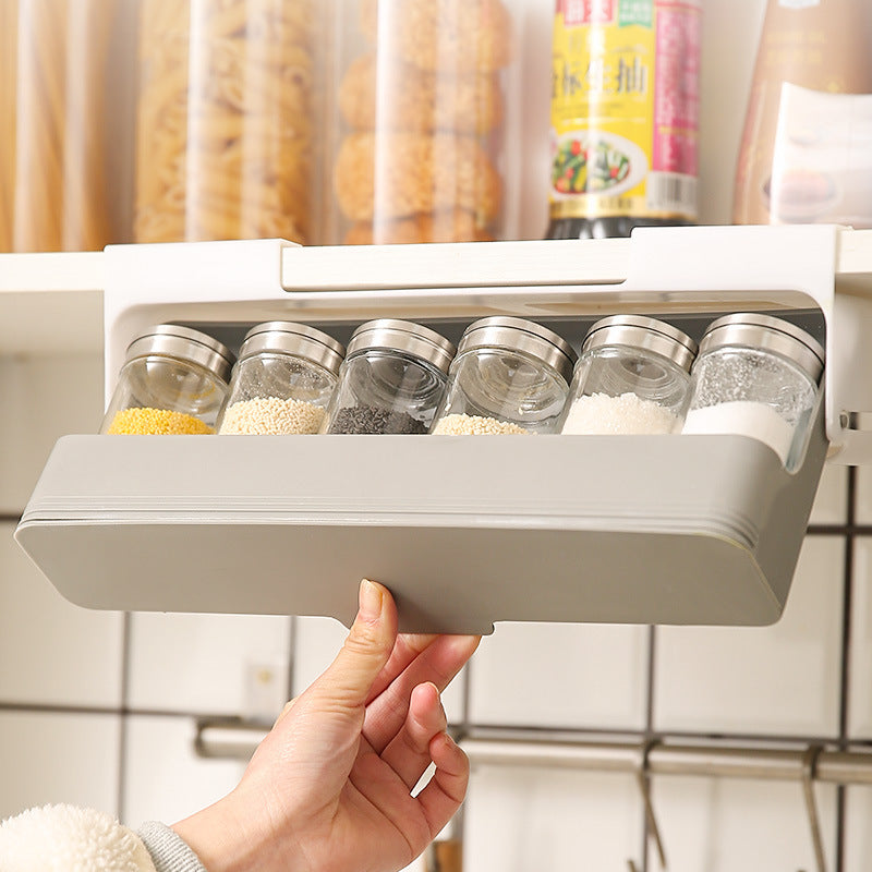 Under-Shelf Spice Rack Organizer