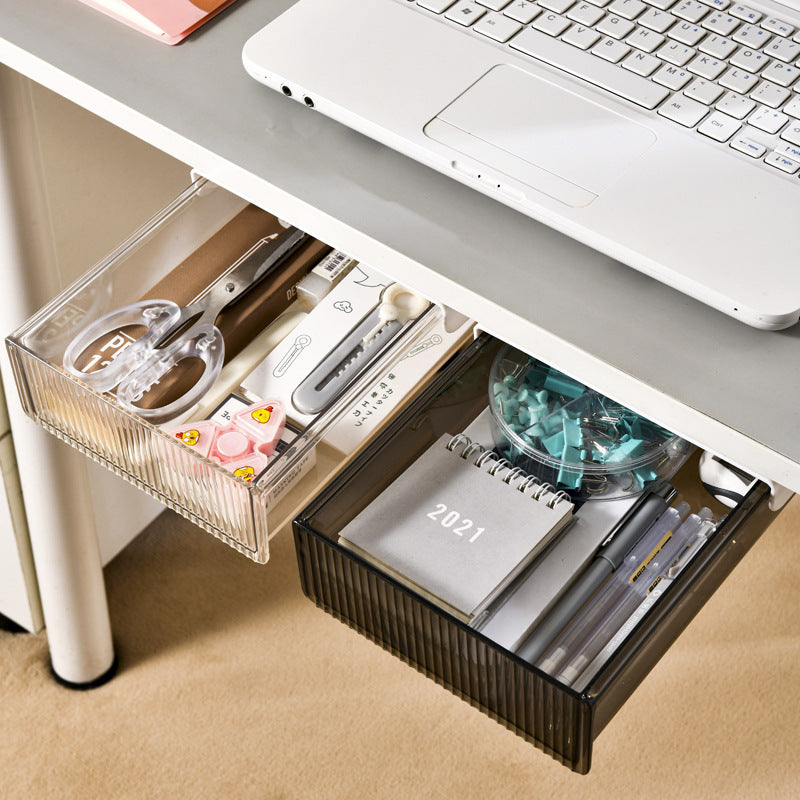 Under Desk Storage with Slide-Out Drawers