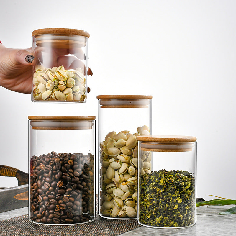 Square Glass Storage Containers