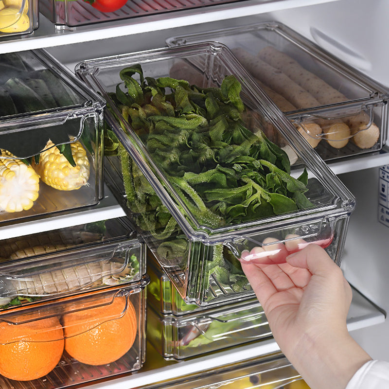 Refrigerator Organizer with Lid