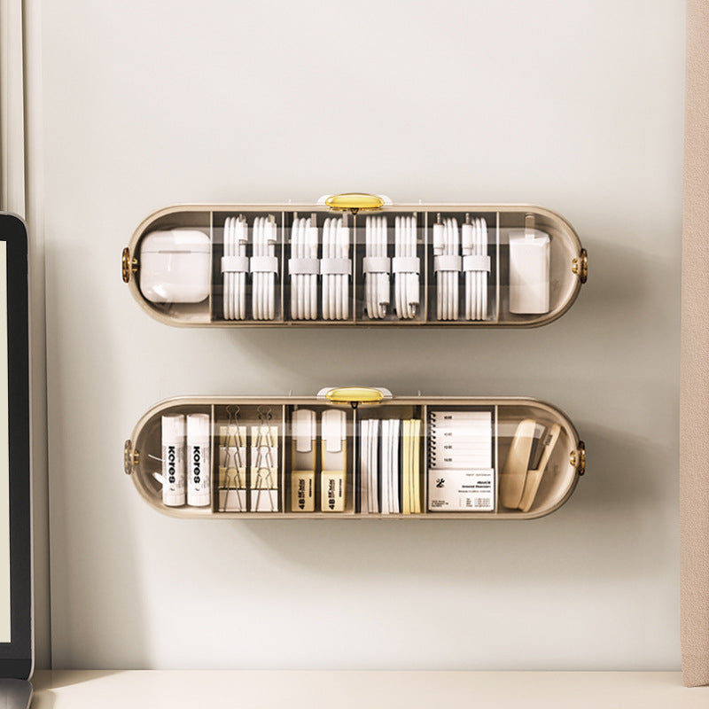 Wall-Mounted Storage for Charging Essentials