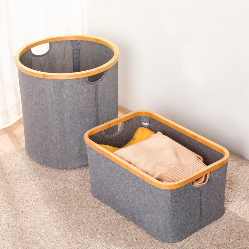 Bamboo Fabric Laundry Basket