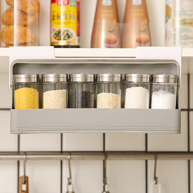 Under-Shelf Spice Rack Organizer