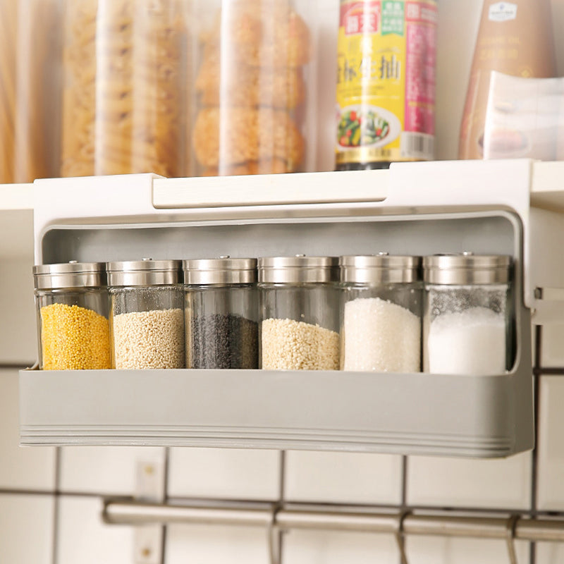 Under-Shelf Spice Rack Organizer