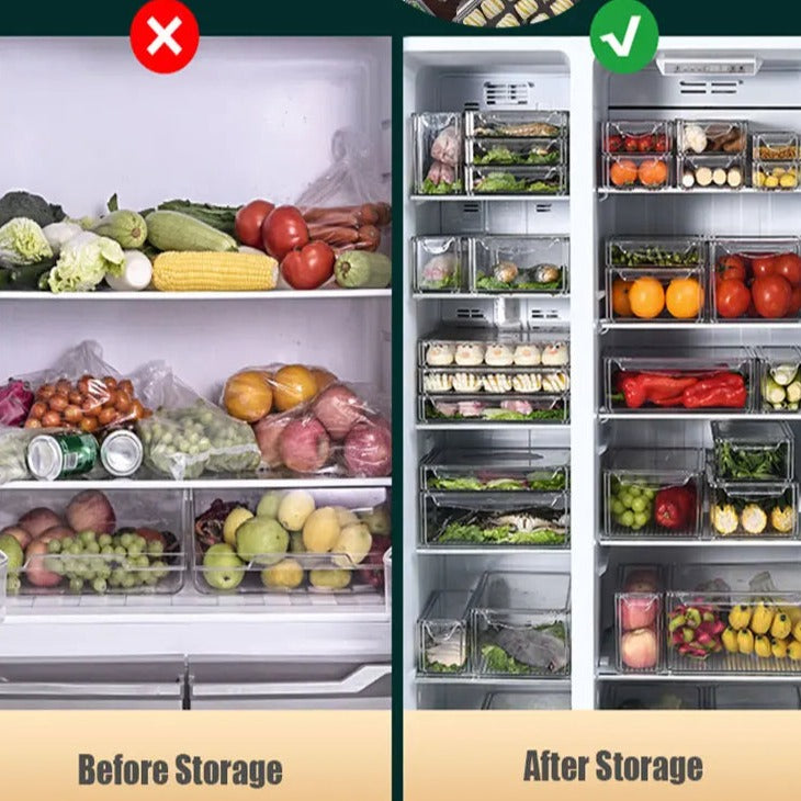 Refrigerator Organizer with Lid