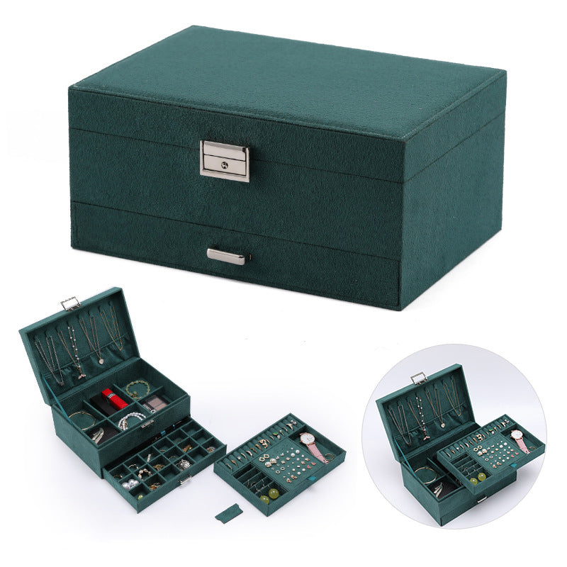 Velvet Jewelry Storage Box