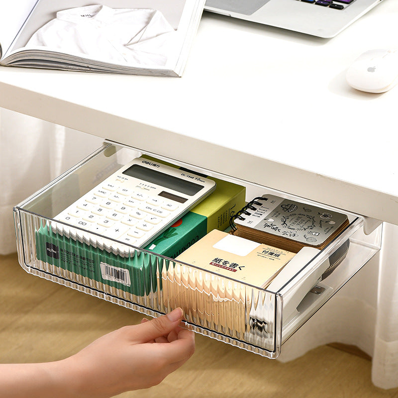 Under Desk Storage with Slide-Out Drawers