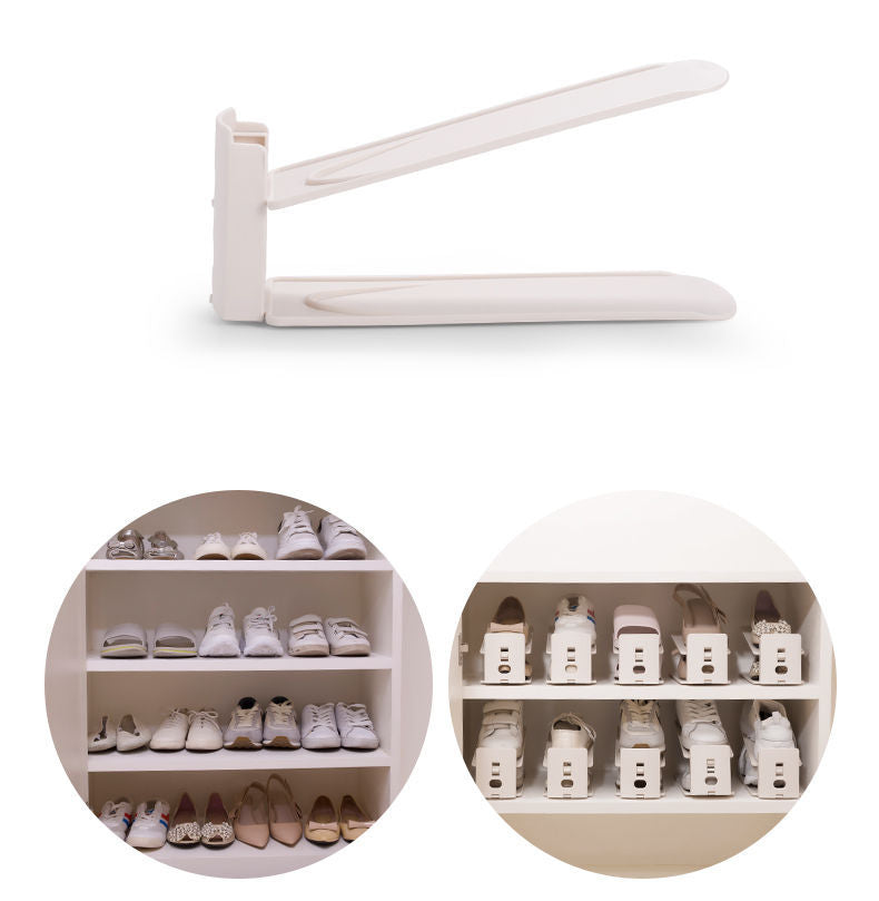 Adjustable Plastic Shoe Rack Shelf