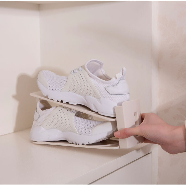 Adjustable Plastic Shoe Rack Shelf