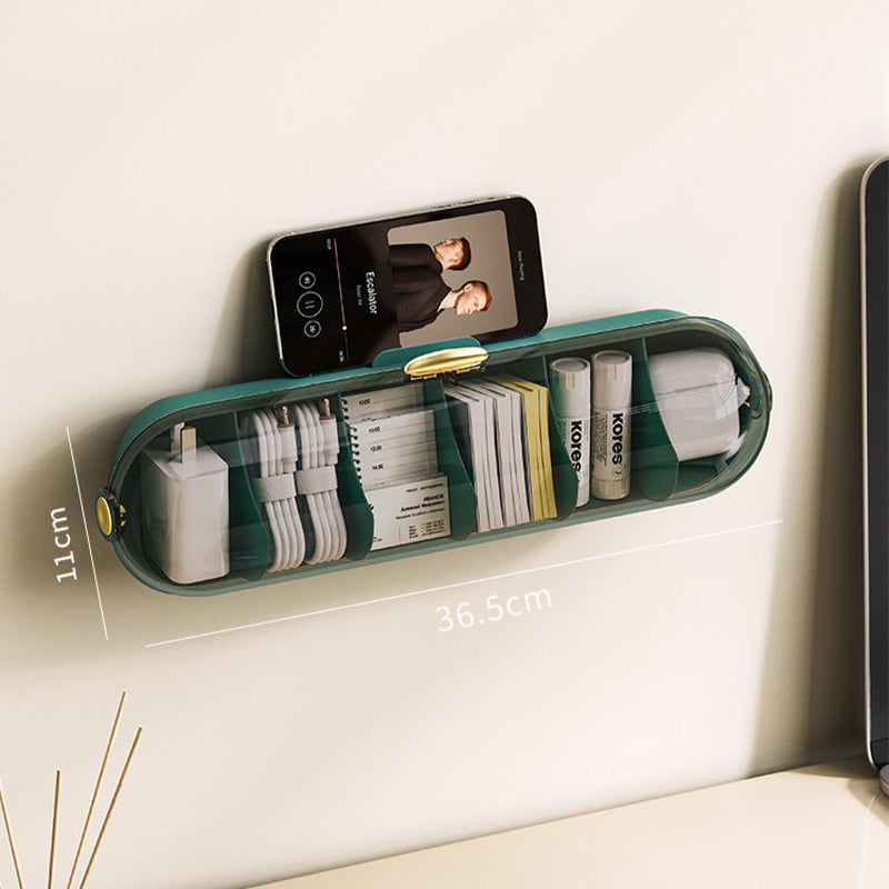 Wall-Mounted Storage for Charging Essentials