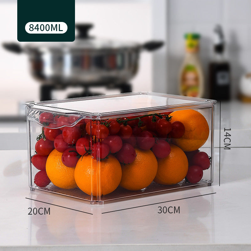 Refrigerator Organizer with Lid