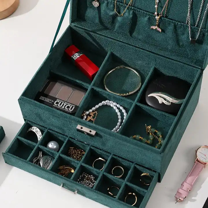 Velvet Jewelry Storage Box