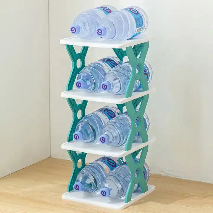 Stackable Shoe Storage Shelves in X Shape