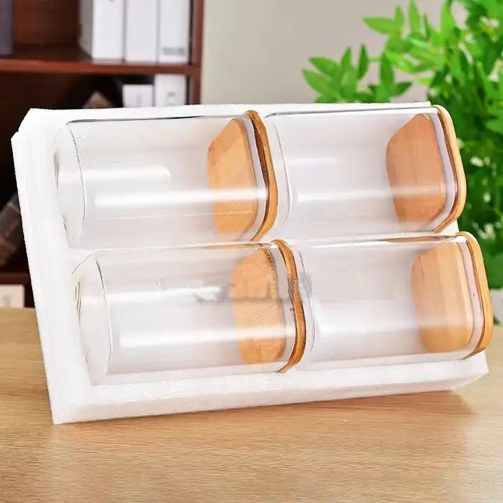 Square Glass Storage Containers